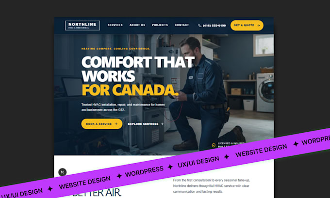 build a professional corporate website design