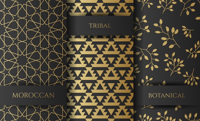 do seamless patterns or geometric pattern design