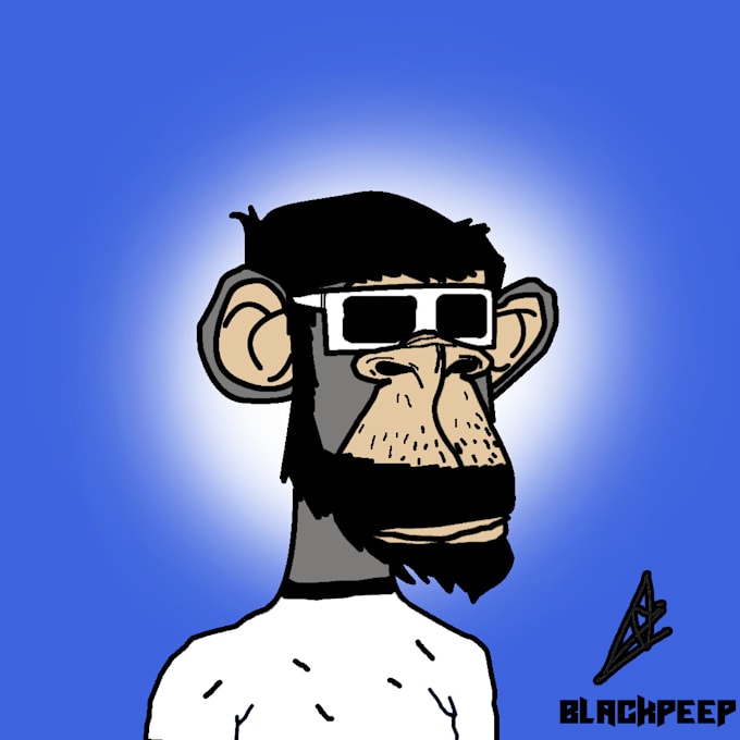 Make a monkey character for nft art by Aariomukti Fiverr