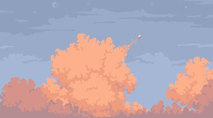 design stunning pixel art landscape and game backgrounds