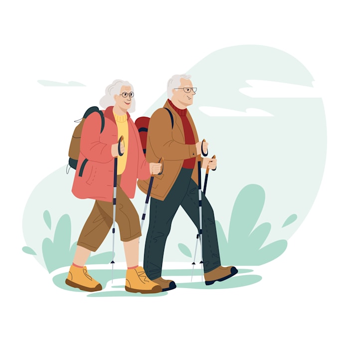 creat a simple flat vector illustration