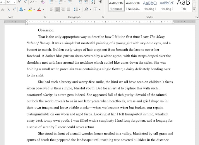 professionally proofread and edit your fiction or poetry