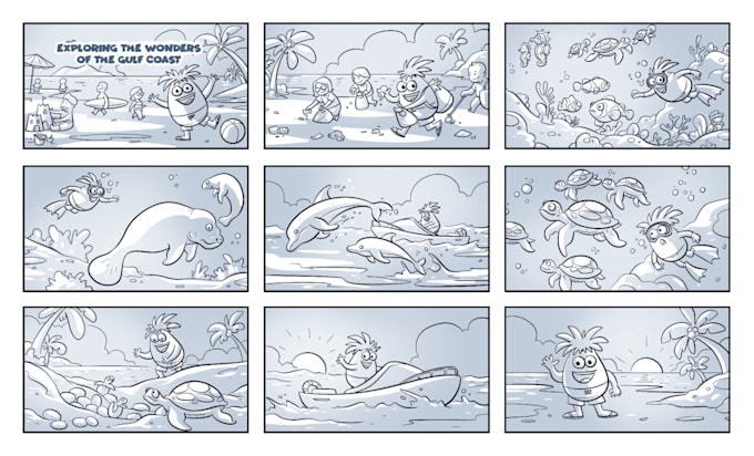 do a profesional storyboard