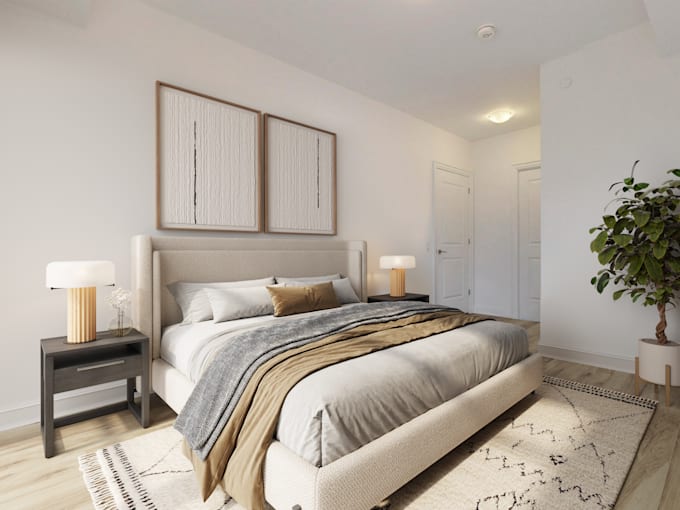 create a realistic virtual staging for your home