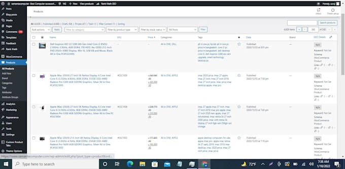do wordpress data entry and woocommerce product listing