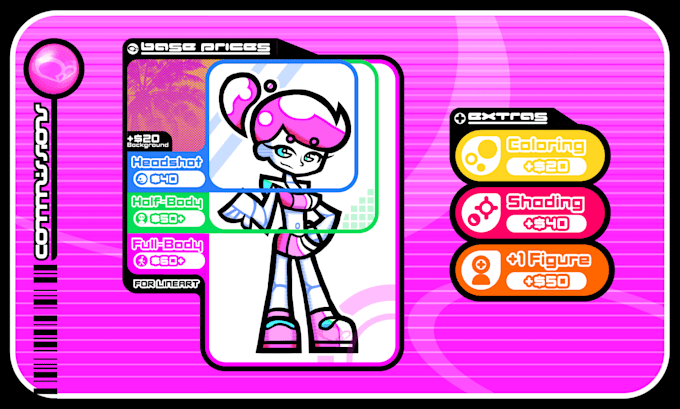 draw in a unique, stylish, anime and y2k inspired art style