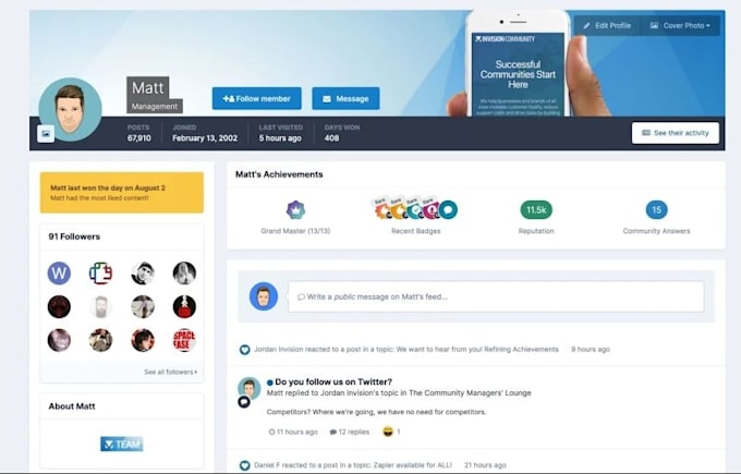 install vbulletin,mybb,phpbb forum and customize it