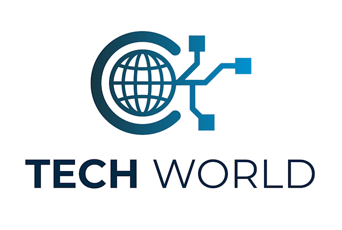 do modern technology logo design for your brand and company