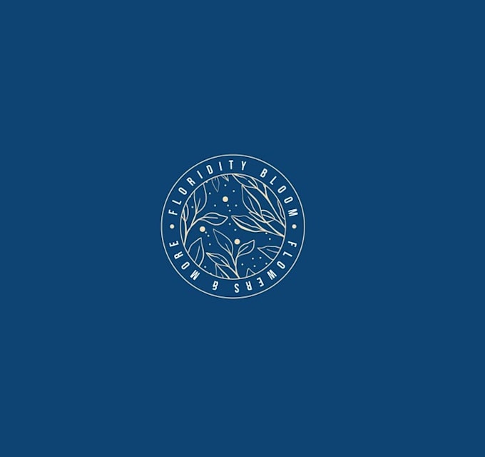 design floridity bloom  logo in 1 day
