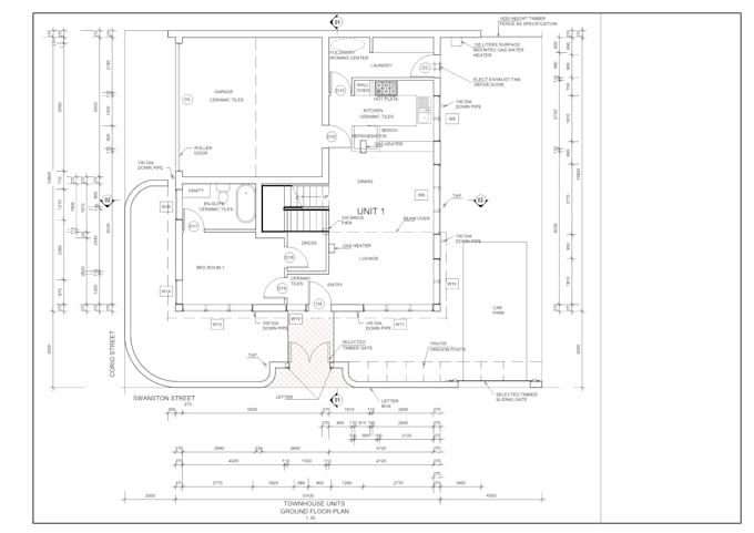 draw architectural 2d floor plans in autocad