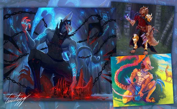 paint your furry or monster character