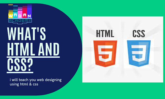 Teach how to learn web designing and html css coding by Wadan_academy ...