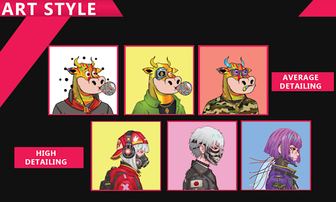 do 2d nft art 1k, 5k, 10k collection