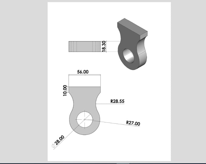 Do 2d and 3d mechanical drawings in autocad and solidworks by ...