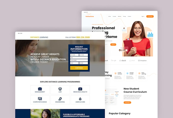 build converting unbounce landing page, instapage, wordpress, wix landing page