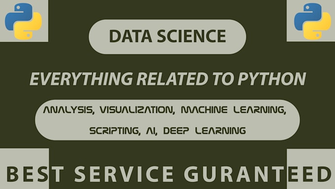 Do any data science or machine learning task in python by Content_66 ...
