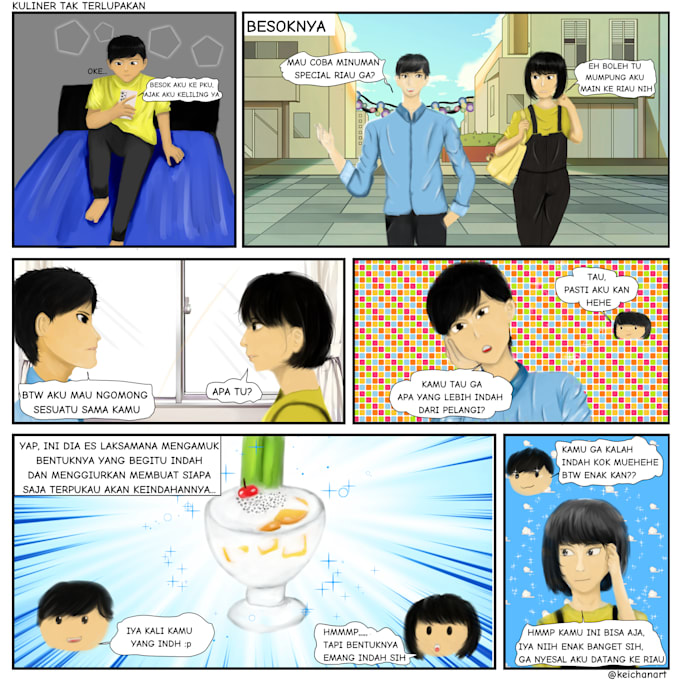 strip comic, manga or webtoon