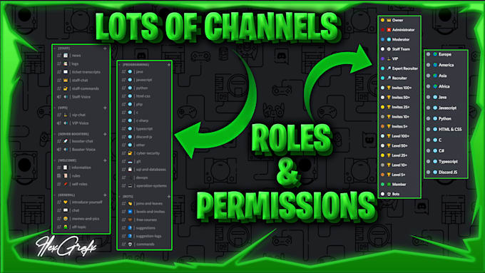 professionally setup your community discord server