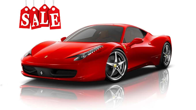 do car photoshop editing and car reflection
