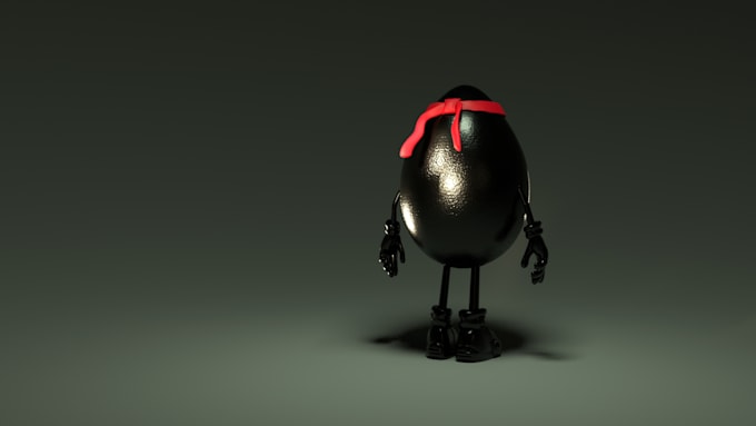 create 3d character for game or printing