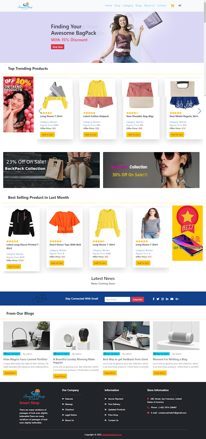 Develop react js context api firebase web app by En_joy17 | Fiverr
