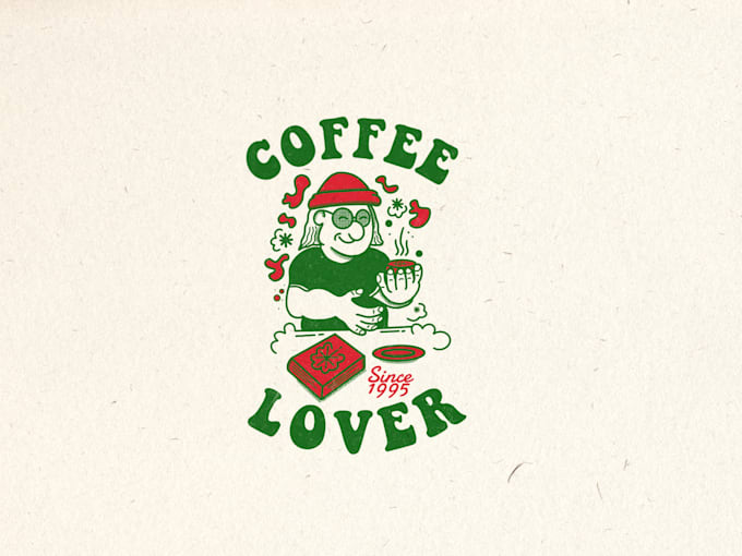 create flat illustration graphic tshirt design
