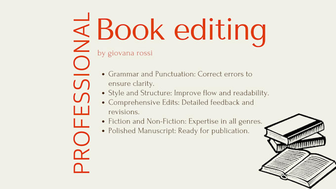 professionally edit your book