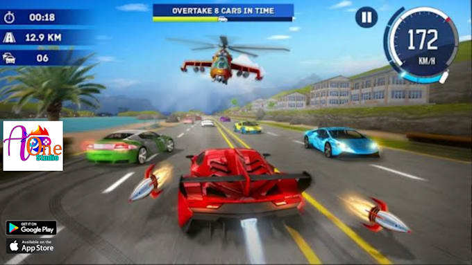 develop extreme car racing game in unity