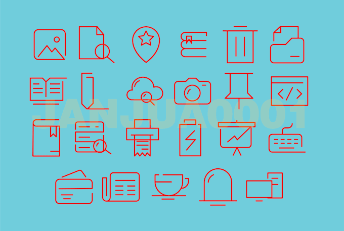design professional line icon