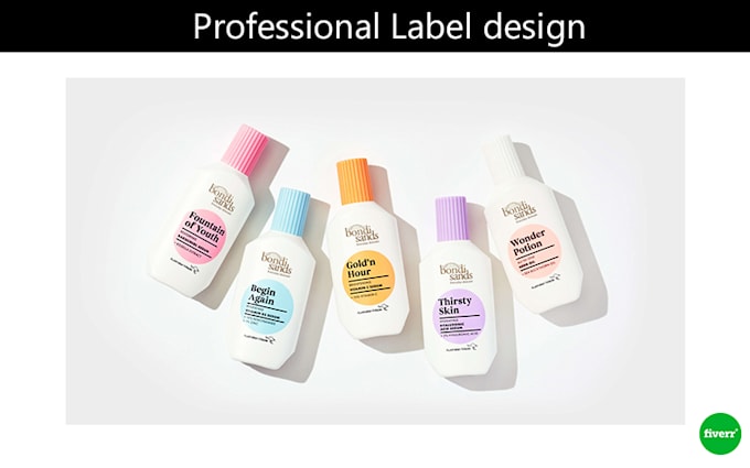 design product label and packaging design