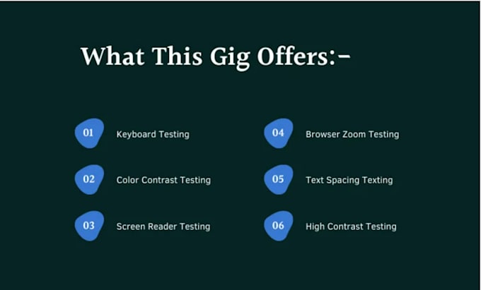 do web accessibility testing and wcag audit on websites