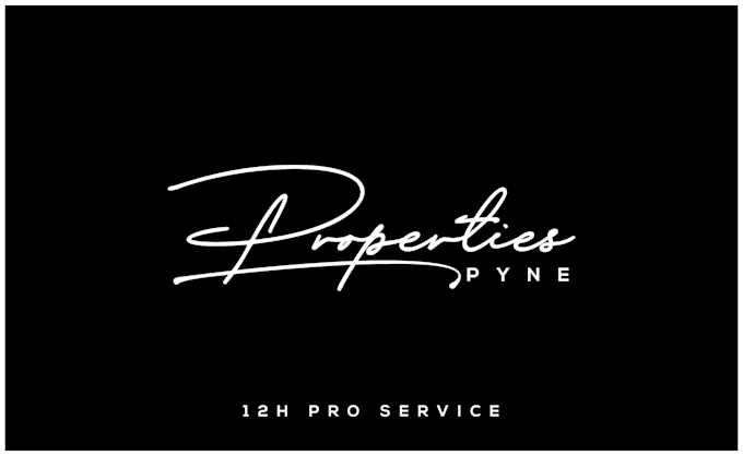 create modern handwritten and signature logo