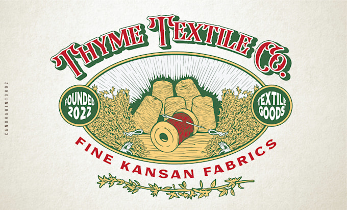 create vintage retro packaging clothing label design