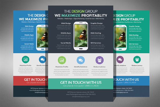 design Professional Posters and Flyers