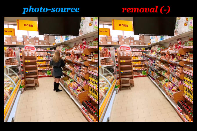 remove and also add objects in photos