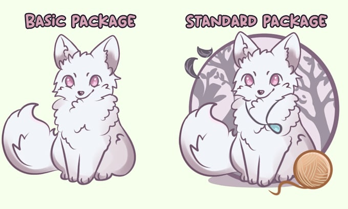 draw cute pet or animal illustrations for you