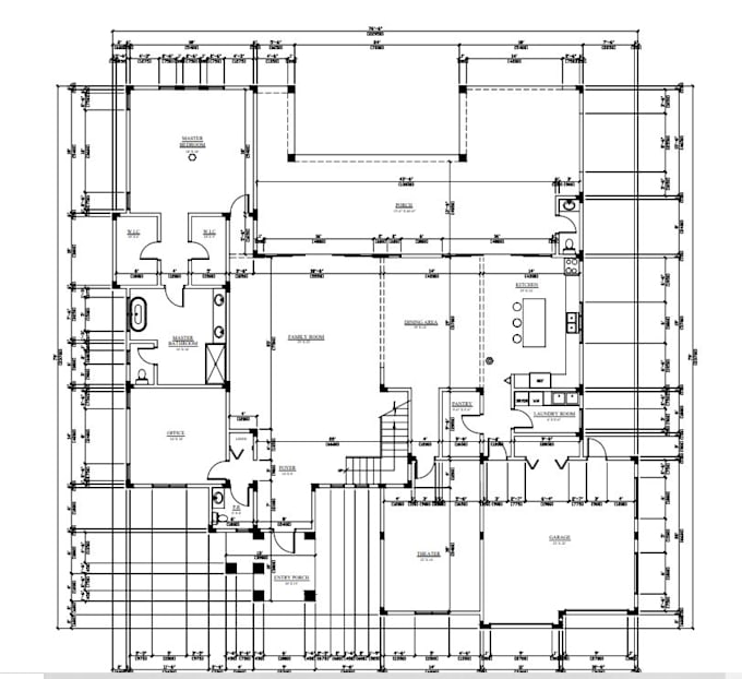 make architectural drawings from your sketch