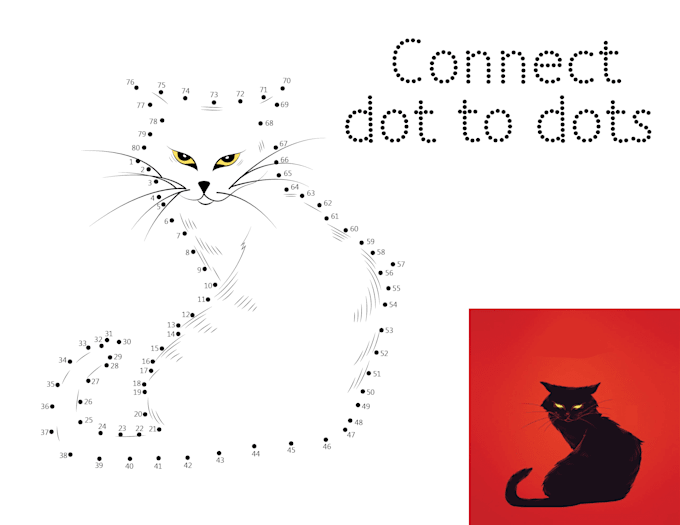 Make dot to dot pages connect the dots for kids by Shidulislam01 Fiverr