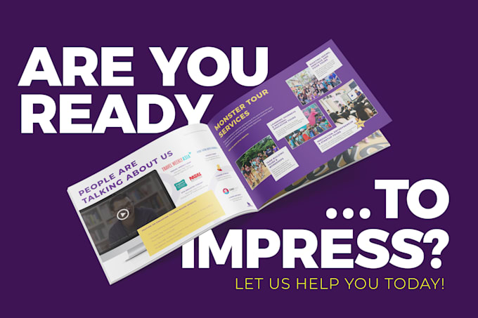 design an attractive product and sales brochure