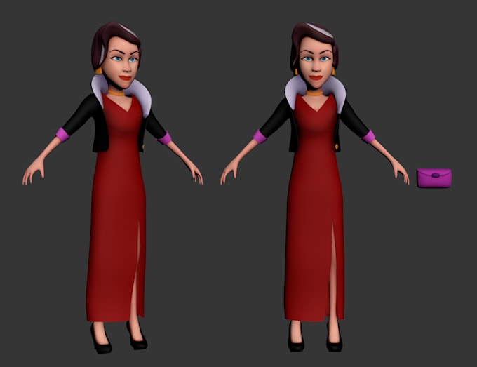 do 3d stylized props and characters