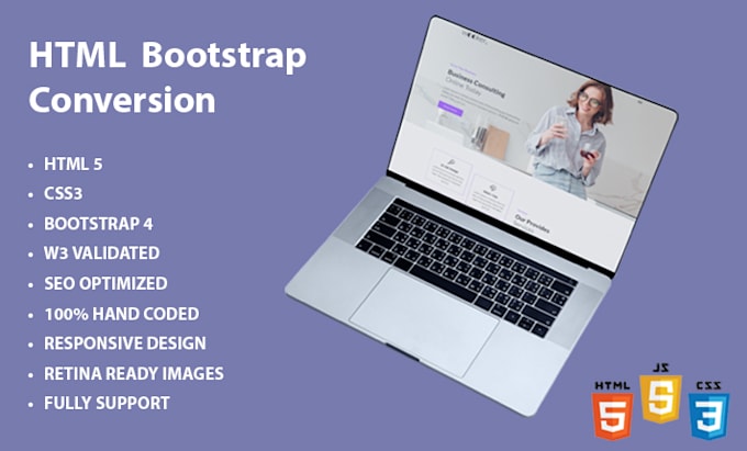 convert psd to html, xd to html, figma to html, sketch to html template design
