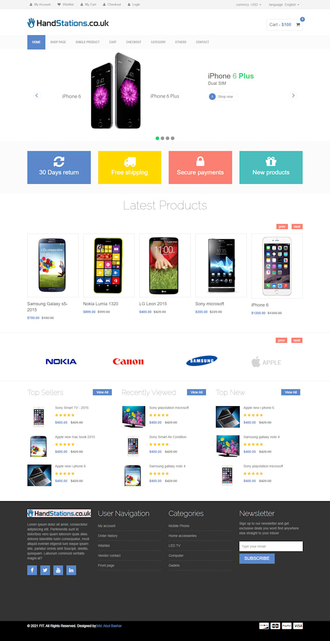 build responsive landing page design using elementor pro