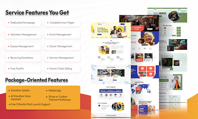 create perfect nonprofit wordpress website with ai supported donation system