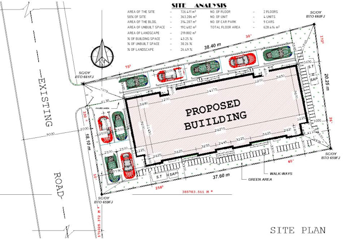 draw a detailed architectural plan