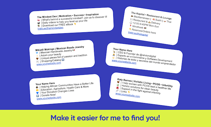 write an optimized instagram bio to attract followers