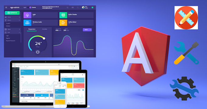 fix or build angular single page applications
