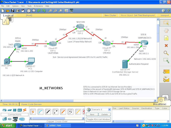 Do packet tracer activities by M_netw0rks | Fiverr