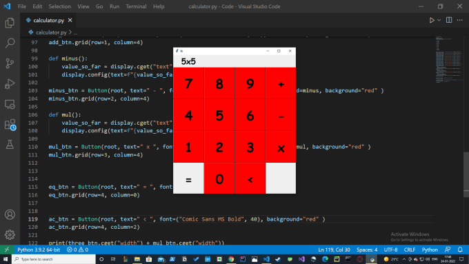 Make a gui using tkinter in python by Darsh_khuman | Fiverr