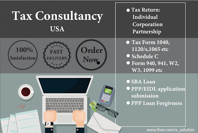 prepare and e file USA tax return for personal, corp and llc