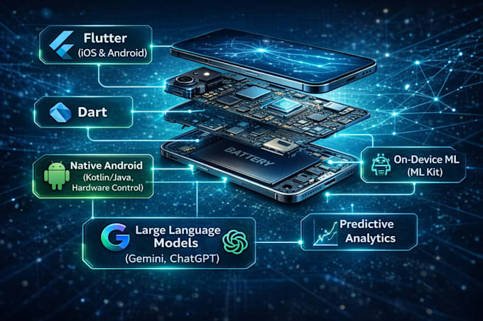 be your expert flutter developer for custom ai powered mobile apps